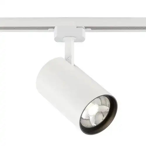 Eurofase Lighting 35457-35-02 6-in Charlie Adjustable Track Head, Wattage 7W, Lumens 540 lm, Voltage 120V, Color Temperature 3500K, White