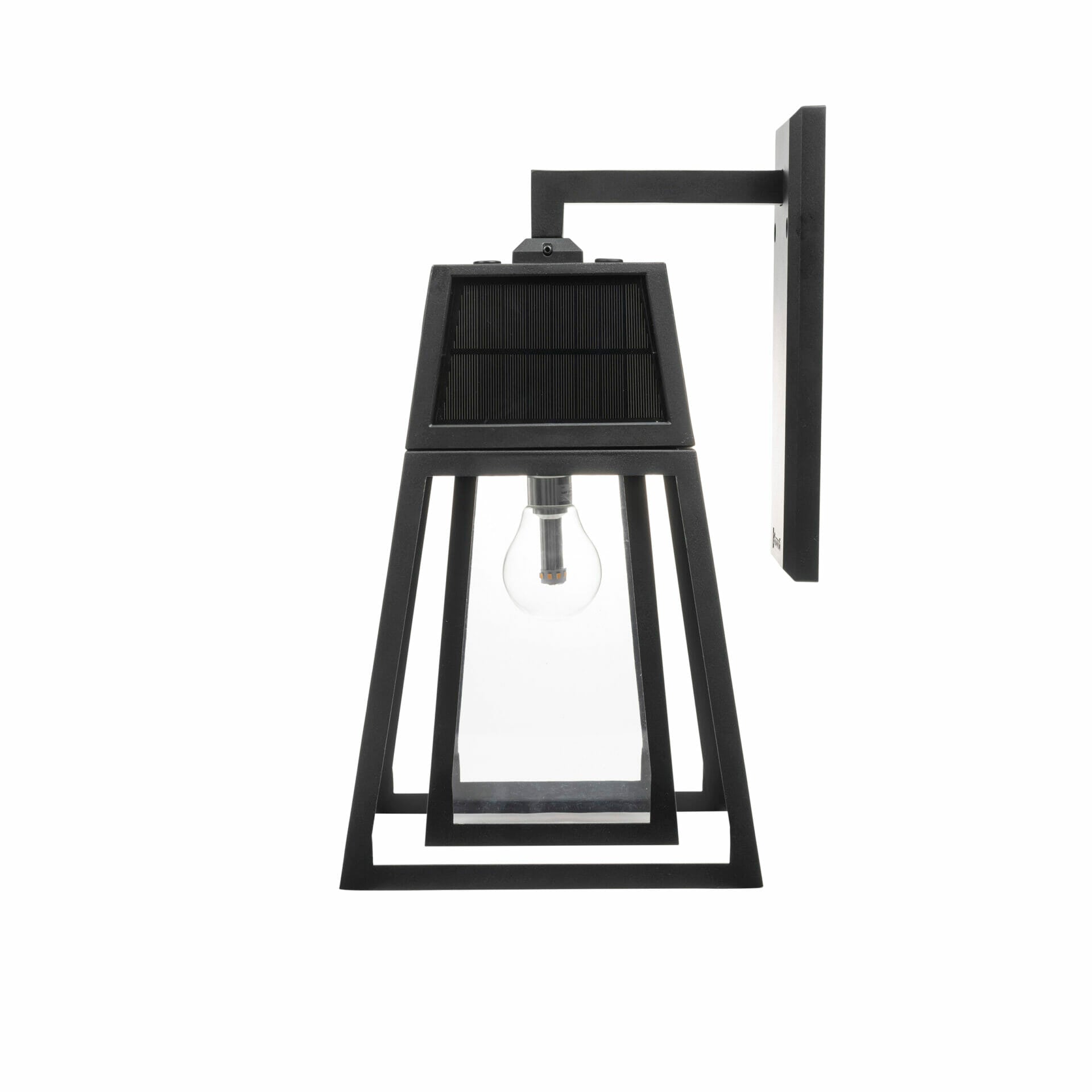 Gama Sonic 66BP250010 Aria Solar Wall Light, Black Finish - 2 Pack