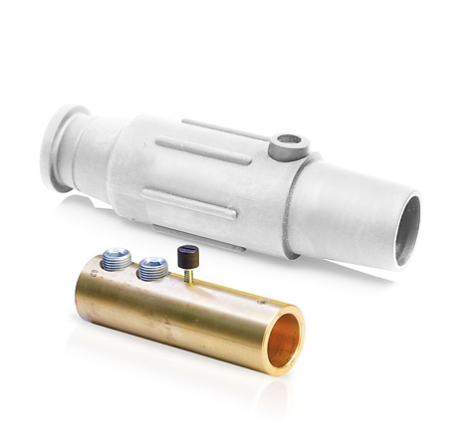 Leviton 17D24-SW 17 Series Male Plug, 350-500 MCM, Double Set Screw Termination