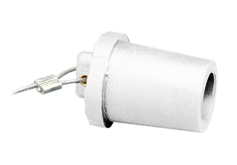 Leviton 17P21-W Male Cap for 23 Series Panel Mount Receptacles, White