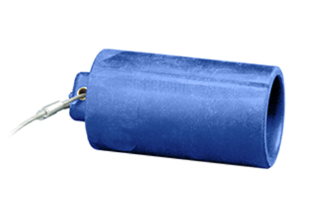 Leviton 17P22-B Female Cap for 23 Series Panel Mount Receptacles, Blue Finish