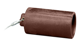Leviton 17P22-H Female Cap for 23 Series Panel Mount Receptacles, Brown Finish