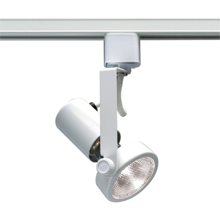 Nuvo TH220 1 Light Track Head, PAR20, Gimbal Ring, Wattage 50W, White Finish