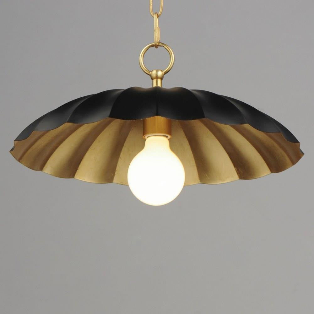 Maxim Lighting 18055MWGL Primrose Pendant - Gold Leaf Interior Close-Up