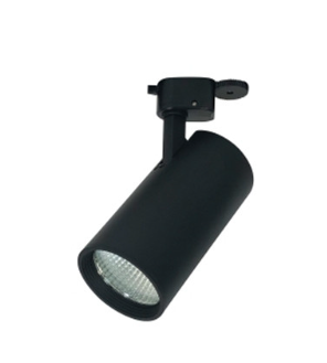 NORA Lighting NTE-85533F940B Jason Round LED Track Head, Voltage 120V, Wattage 38W, 2800 Lumens, Flood, Color Temperature 4000K, Black