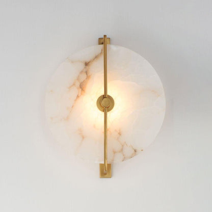 Maxim Lighting 18200WANAB Quarry Natural Aged Brass Wall Sconce - Front View Lit