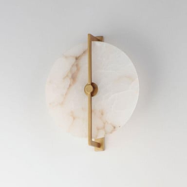 Maxim Lighting 18200WANAB Quarry Natural Aged Brass Wall Sconce - Side Angle View