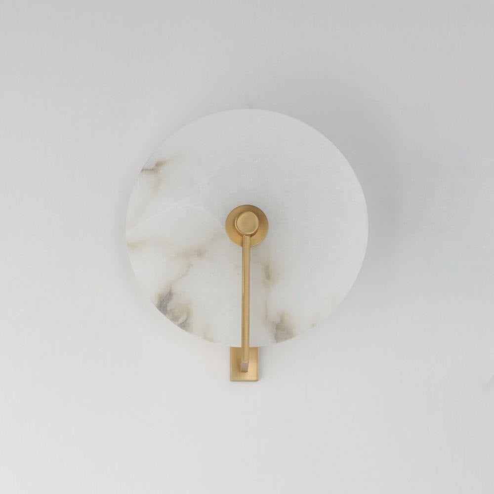 Maxim Lighting 18201WANAB Quarry 1 Light Natural Aged Brass Wall Sconce unlit front view