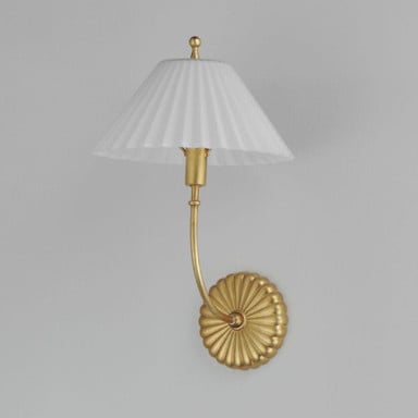 Maxim Lighting 18310SWGL Kismet 1 Light Gold Leaf Wall Sconce - Side Angle View