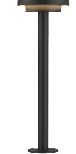 ET2 Contemporary Lighting E41450-BK Alumilux Bollard 12 Outdoor Pathway Light, Wattage 14W, Black Finish