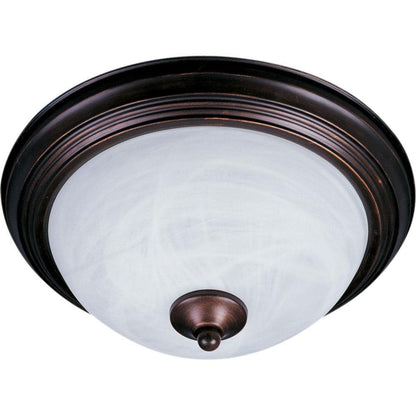 Maxim Lighting 1940MROI Outdoor Essentials 1 Light Oil Rubbed Bronze Outdoor Flush Mount