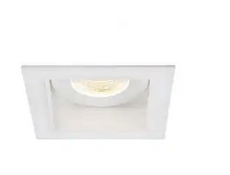 Eurofase Lighting 28721-35-017 3-in Amigo Downlight with Trim, Square, Voltage 120V-277V, Color Temperature 3500K, Wattage 15W, White