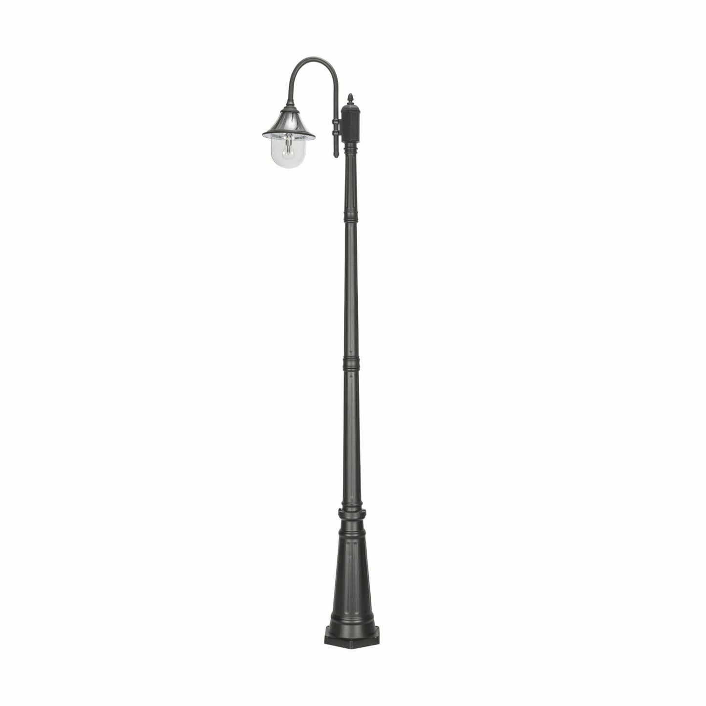 Gama Sonic 123BM50001 Orion Outdoor Solar Lamp Post Light, Black Finish