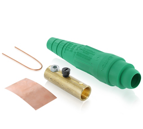 Leviton 18D29-UG 18 Series Female Plug, #2 - 2/0 AWG, Single Set Screw Termination