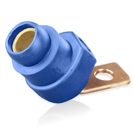 Leviton 18F21-UB 18 Series Female Angle Terminal Connector, #2 - 4/0 AWG, Bus Bar Mount