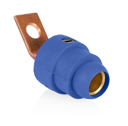 Leviton 18F22-UB 18 Series Female Offset Terminal Connector, #2 - 4/0 AWG, Bus Bar Mount