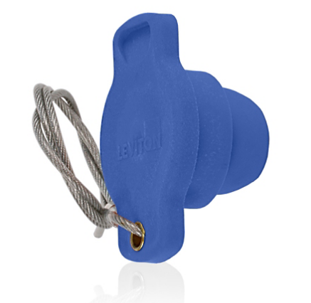 Leviton 18P21-UB Female Terminal Connector, #2 - 4/0 AWG, Male Cap