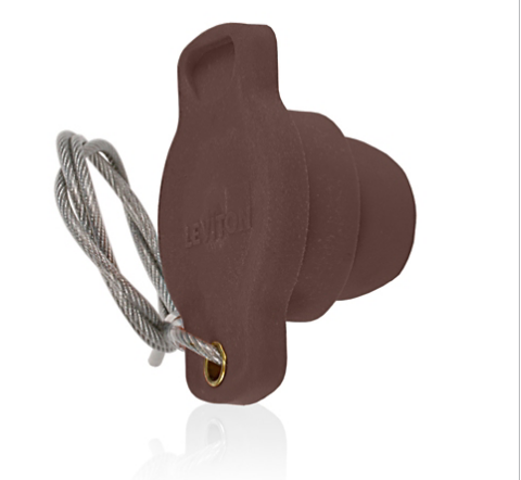 Leviton 18P21-UH Male Protective Cap, Ball Nose