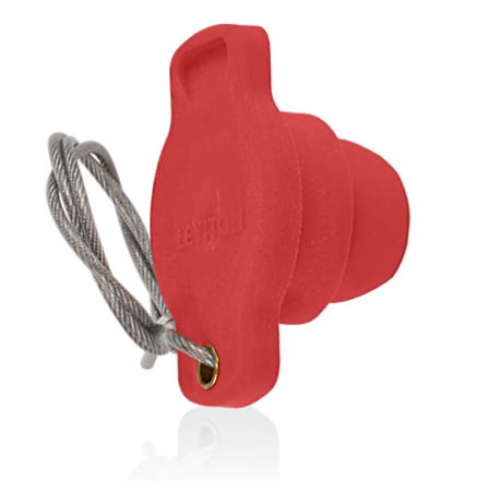 Leviton 18P21-UR Female Terminal Connector, #2 - 4/0 AWG, Male Cap