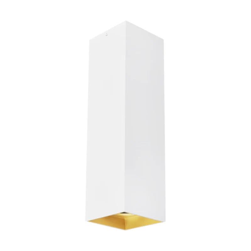 Visual Comfort Architectural 700FMEXO1840WG-LED927 Exo 18" 14W, 2700K, 40° LED Ceiling Light Matte White Shade, Gold Haze Trim
