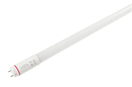 Keystone KT-LED10.5T8-48GC-850-D-VDIM 48" LED T8 Lamp, Shatter-Proof Coated Glass, Wattage 10.5W, Color Temperature 5000K, 1,700 Lumens, Voltage 120-277V, Direct Drive, 0-10V Dimmable