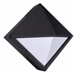 Eurofase Lighting 19216-027 Diamond Shape Exterior Outdoor Wall Sconce, Black Finish