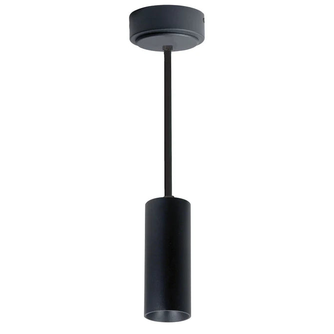 NORA Lighting NYLM-2ST27XBBLE3A/24 2 Inch Ilene 24 Inch Stem Mount Mini Cylinder, Lumens 1000lm, Wattage 15W, Color Temperature 2700K, 120V Triac/ELV Dimming, Black Finish
