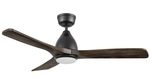 Carro USA SFR483N3-L11-BM3-1 Akron LED 48" Home Ceiling Fan, Contemporary Black Finish