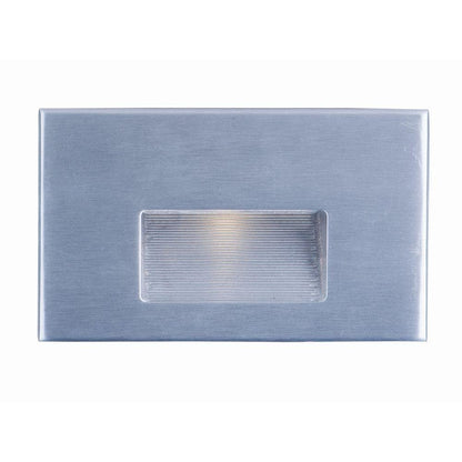 Maxim Lighting 58000WT Path LED Step Light brushed aluminum finish front view