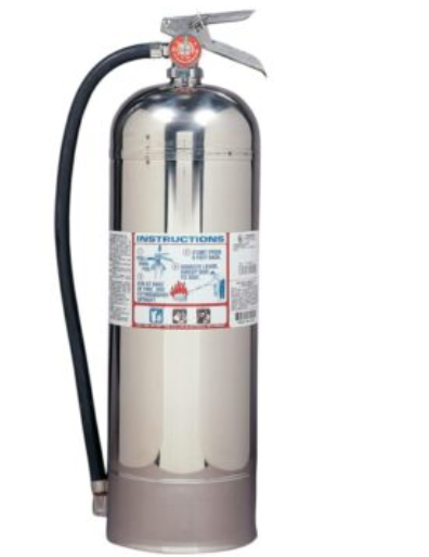 Kidde Pro 2.5WM Water Fire Extinguisher 2.5lb, Rechargeable with Wall Hook