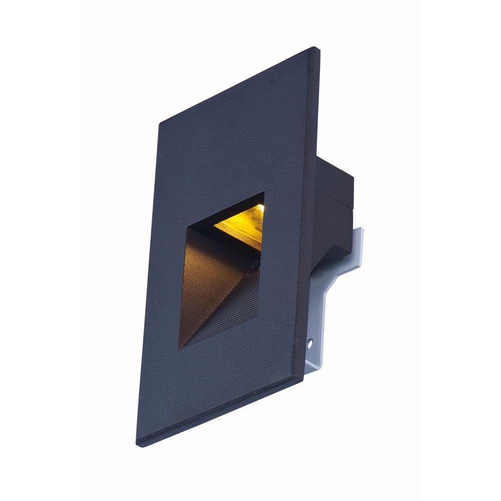 Maxim Lighting 58002BK Path Black LED Step Light - Angled View