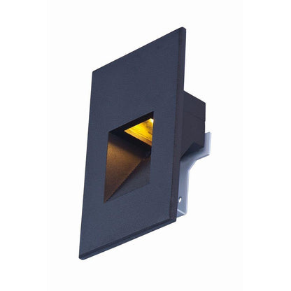 Maxim Lighting 58002BK Path Black LED Step Light - Angled View