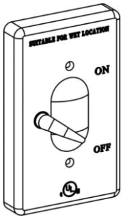 Orbit 1CA-SW-BR 1-Gang Aluminum Weatherproof Lever Switch Cover, Bronze Finish