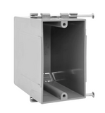 Feit Electric BOX/NW/22.5/1G R1 Gang 22.5 Cu. In. New Work Electrical Switch & Outlet Box, Gray Finish