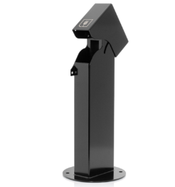 Leviton 1PH18-E 18" Power Pedestal, Standard Hinge, Surface Mount, Black Finish