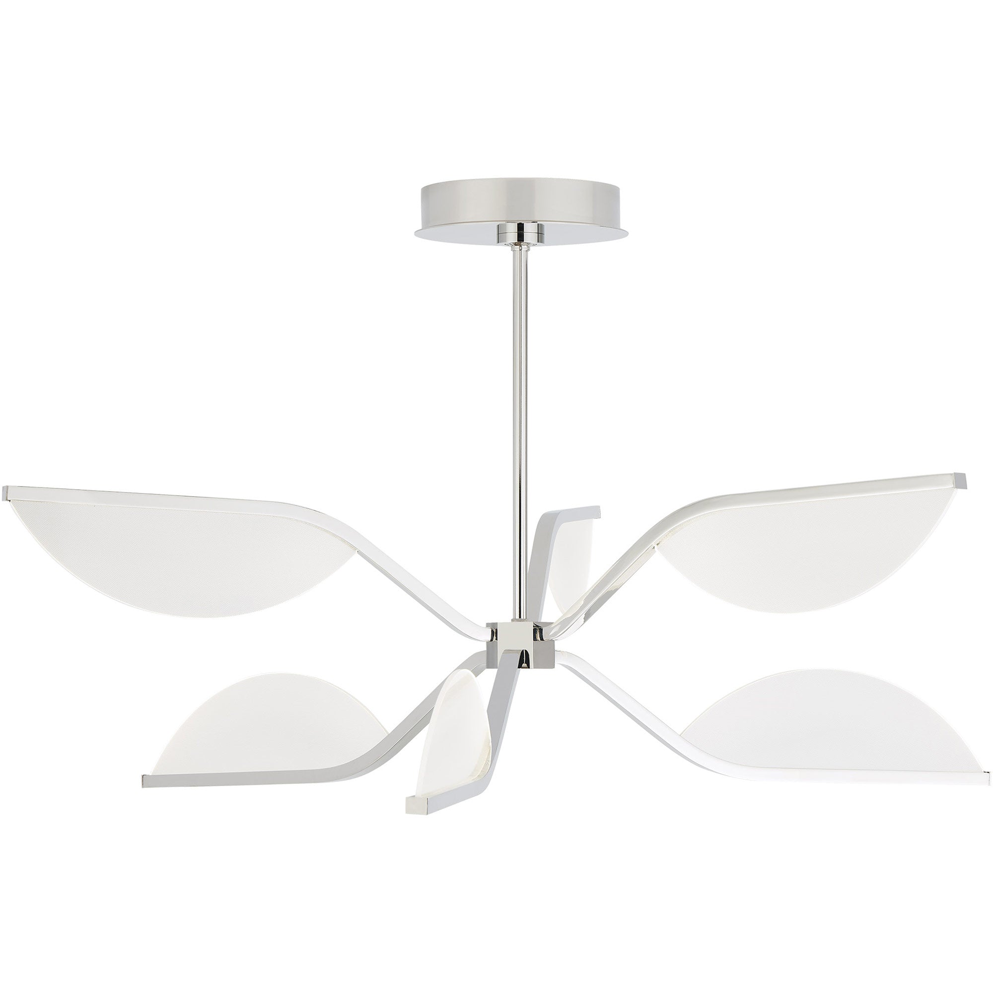 Visual Comfort Architectural 700BLT30N-LED935 Sean Lavin Belterra LED 29.9 inch Flushmount/Chandelier Ceiling Light, Integrated LED, Color Temperature 3500K, Polished Nickel