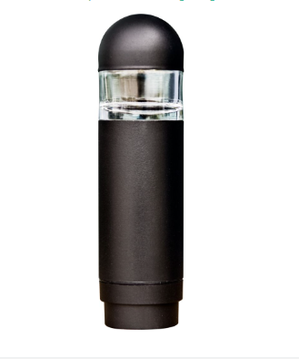 Dabmar Lighting LV208-L4-RGBW-B LED 2 Pin Cast Aluminum Mini Path Light, Color Temperature RGBW, Black Finish