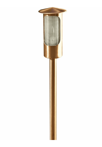 Dabmar Lighting LV63-CP Copper Flat Top Mini Path Light, 12V, Bub JC Type, Copper Finish