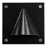 Dabmar Lighting LV607-L3-AMB-B Cast Aluminum Cone Step Light , 12V, Color Temperature AMB, Black Finish