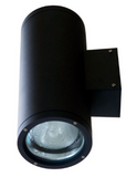 Dabmar Lighting DW3755-L50F-27K-B LED Cast Aluminum Up/Down Light Wall Fixture, E26, 120V-277V, Color Temperature 2700K, Black Finish