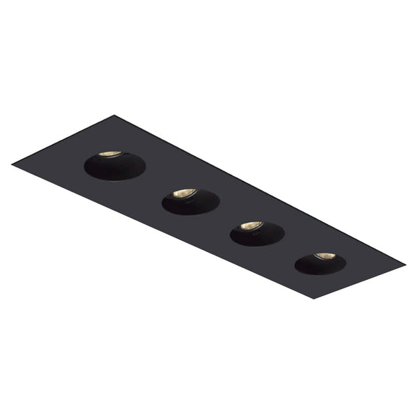 Visual Comfort Architectural EMT14RLF-W Element EMT 1x4 Multiples Spot Trim – Round Aperture – Flangeless Ceiling Appearance – White Finish