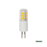 ABBA Lighting G4 2W SMD-3K 2Watt SMD LED Bulb, 200 Lumens 3000K Color Temperature, Warm White