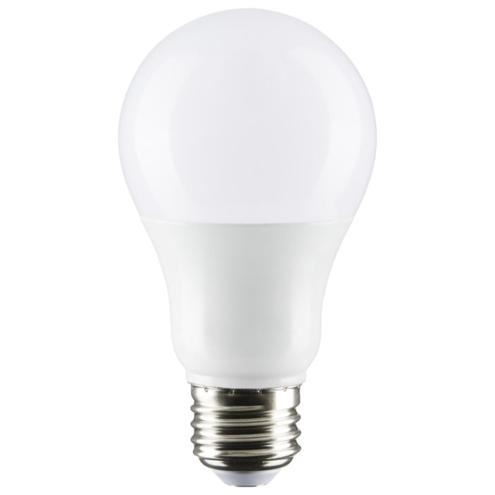 Satco S29837 A19 LED Lamp, Wattage 9.8W, Color Temperature 3500K, E26, 800 Lumens, Voltage 120V