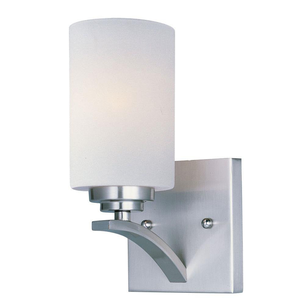 Maxim Lighting 20030SWSN Deven 1 Light 9 inch Satin Nickel Wall Sconce Wall Light