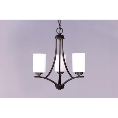 Maxim Lighting 20033SWOI Deven Chandelier lifestyle view in Oil Rubbed Bronze