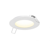 DALS Lighting 2004-WH 4" LED Flat Panel Light - 11W, 3000K, 770lm