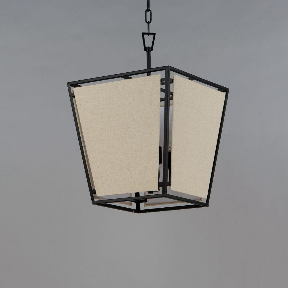 Maxim Lighting 20264CVBK Montauk 4 Light Black Pendant Ceiling Light - Angle View