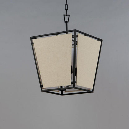 Maxim Lighting 20264CVBK Montauk 4 Light Black Pendant Ceiling Light - Angle View
