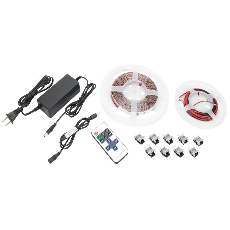 American Lighting STL-WW-5MKIT Trulux Standard Grade LED Tape Light Kit, 16.4FT Reel, Color Temperature 3000K, Wattage 2.2W / FT, 150 Lumens / FT, Voltage 24V
