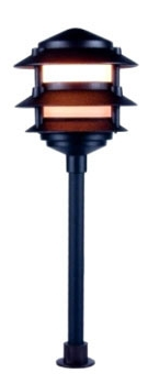 Orbit 2030-C-BR 3-TIER LOW-VOLTAGE CLEAR PAGODA LIGHT BRONZE Finish